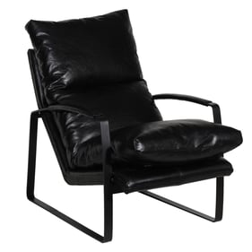 Porter Designs Eugene Black Accent Chair