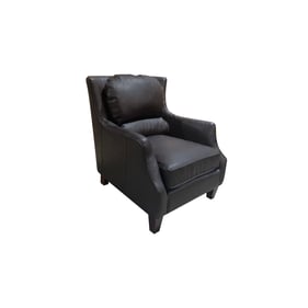 Porter Designs Garnett Black Club Accent Chair