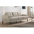 Porter Designs Anzio Top Quality Leather Sofa, Cream