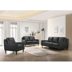 Porter Designs Lazio Black 3pc Living Room Set