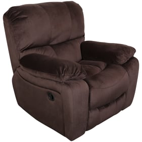 Porter Designs Ramsey Brown Microfiber Glider Recliner