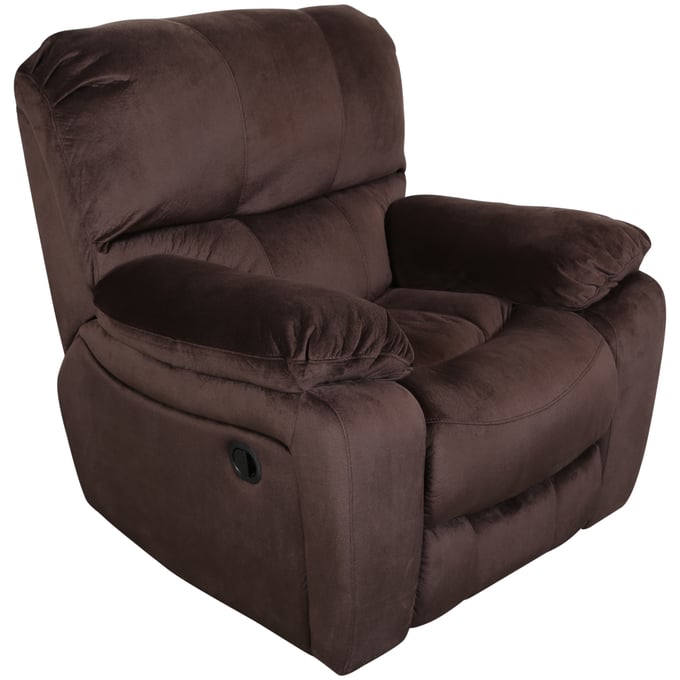 Porter Designs Ramsey Brown Microfiber Glider Recliner PORT-03-112C-05-6012