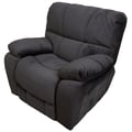 Porter Designs Ramsey Microfiber Glider Recliner, Gray