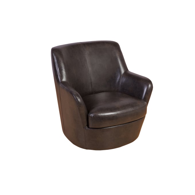 Porter Designs Hayes Brown Swivel Accent Chair PORT-03-185C-14-973