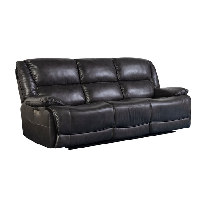 Porter Designs Ennis Black Triple Power Reclining Sofa PORT-03-202C-01-4830