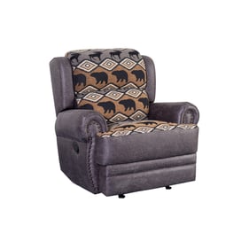 Porter Designs Hunter Gray Reversible Recliner