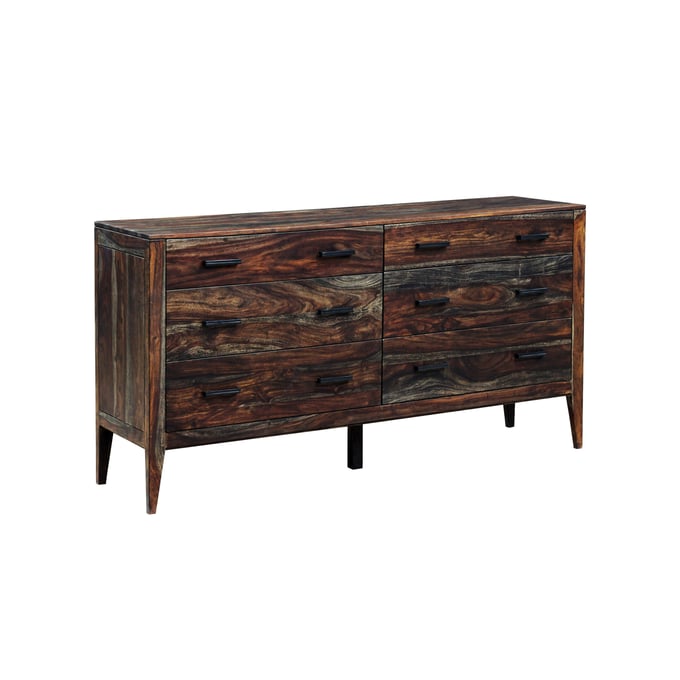 Porter Designs Fall River Black Walnut Dresser PORT-04-117-01-4478