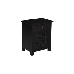 Porter Designs Bali Black Nightstand