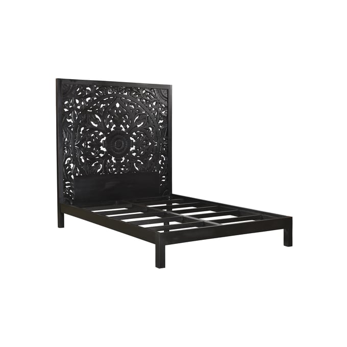 Porter Designs Bali Black Queen Bed PORT-04-196-14-CBDB-KIT