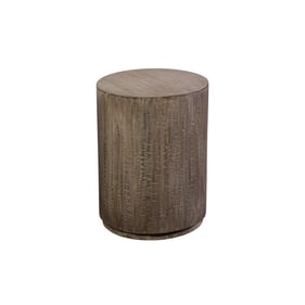 Porter Designs Drum Gray End Table