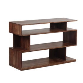 Porter Designs Portola Walnut Cube Console Table