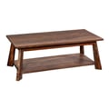 Porter Designs Kalispell Solid Sheesham Wood Coffee Table, Harvest