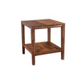 Porter Designs Fall River Solid Sheesham Wood End Table, Natural