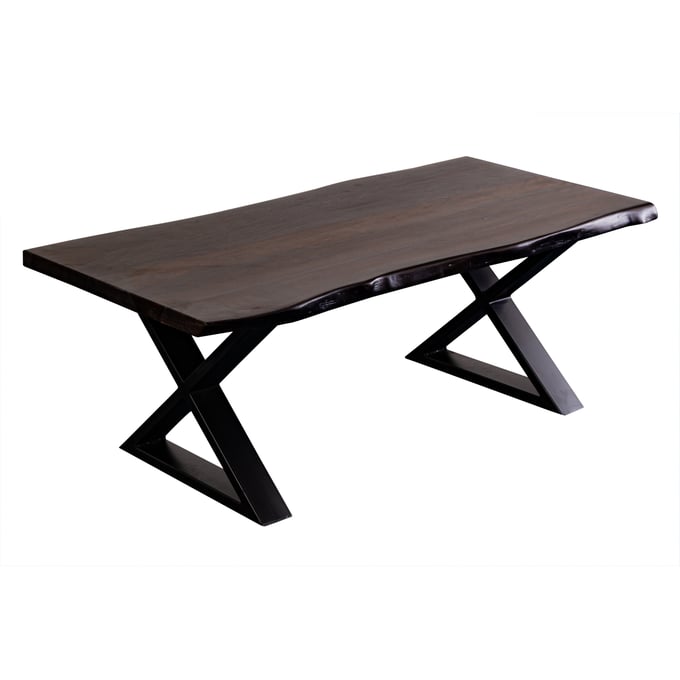 Porter Designs Manzanita Midnight Coffee Table with Cross Legs PORT-05-196-02-4630X-KIT