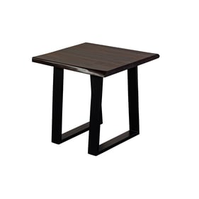 Porter Designs Manzanita Midnight End Table with Sled Legs