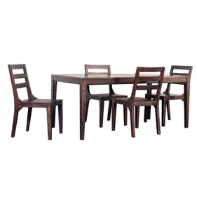 Porter Designs Fall River Black Walnut 7pc Dining Room Set