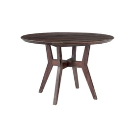 Porter Designs Fall River Black Walnut Round Dining Table