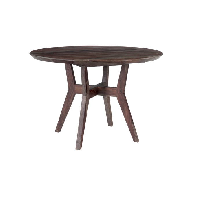 Porter Designs Fall River Black Walnut Round Dining Table PORT-07-117-01-4896