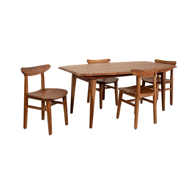 Porter Designs Fusion Natural 5pc Dining Room Set PORT-07-117-01-67-DR-S1