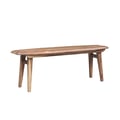 Porter Designs Fusion Solid Sheesham Wood Dining Bench, Natural