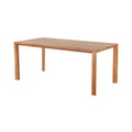 Porter Designs Bauhaus Solid Acacia Wood Dining Table, Natural