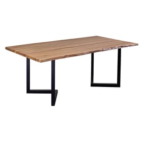 Porter Designs Manzanita Natural 70 Inch Dining Table with V Legs