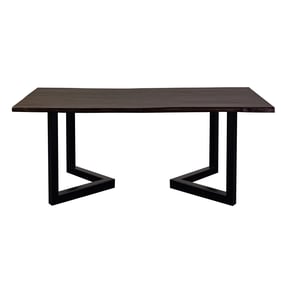 Porter Designs Manzanita Midnight 70 Inch Dining Table With V Legs