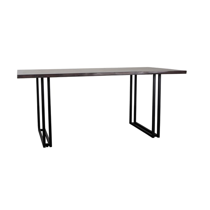 Porter Designs Manzanita Gray 70 Inch Dining Table With U Legs PORT-07-196-01-7030W-KIT