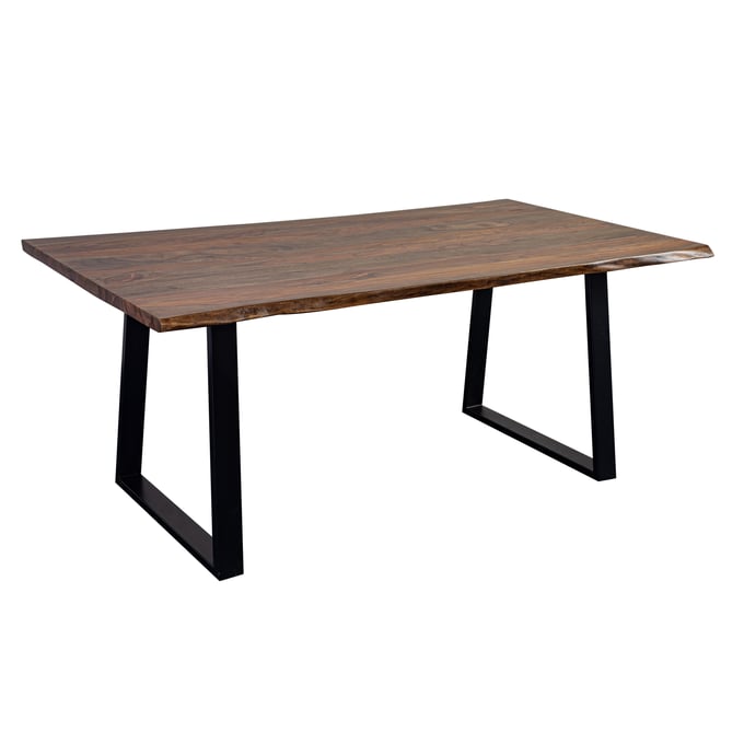 Porter Designs Manzanita Brown 70 Inch Dining Table With Sled Legs PORT-07-196-01-7040T-KIT