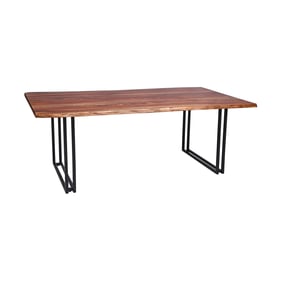 Porter Designs Manzanita Brown 82 Inch Dining Table With U Legs