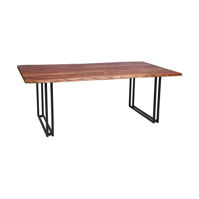 Porter Designs Manzanita Brown 82 Inch Dining Table With U Legs PORT-07-196-01-DT82HW-KIT