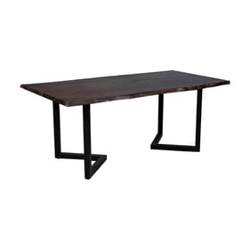 Porter Designs Manzanita Midnight 82 Inch Dining Table With V Legs