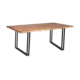 Porter Designs Manzanita Natural 82 Inch Dining Table with U Legs