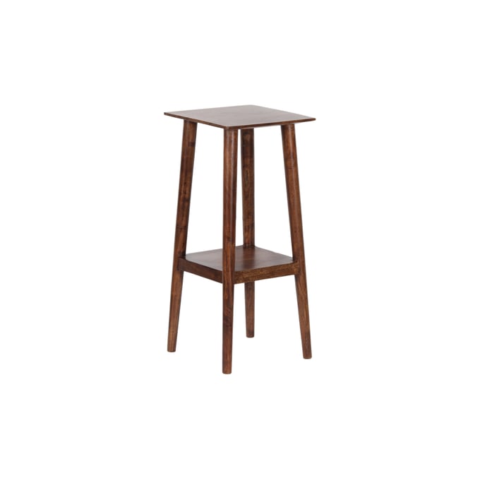 Porter Designs Portola Walnut Plant End Table PORT-09-108-07-1111