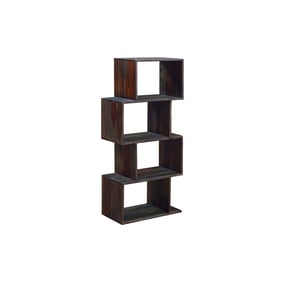 Porter Designs Fall River Black Walnut 4 Tier Bookcase