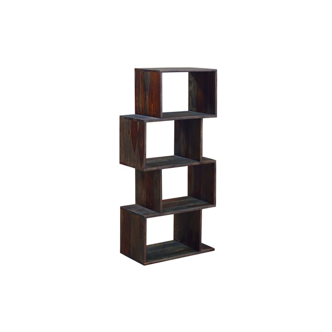 Porter Designs Fall River Black Walnut 4 Tier Bookcase PORT-10-117-01-4879