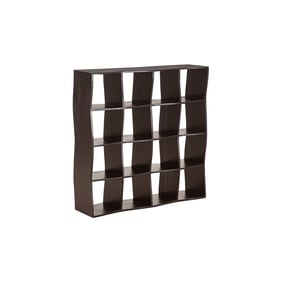 Porter Designs Serpentine Black Bookcase