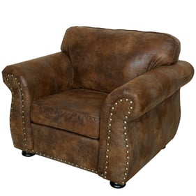 Porter Designs Elk River Brown Nail Head Chair