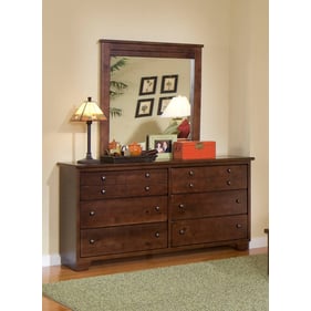 Progressive Furniture Diego Brown Dresser And Mirror