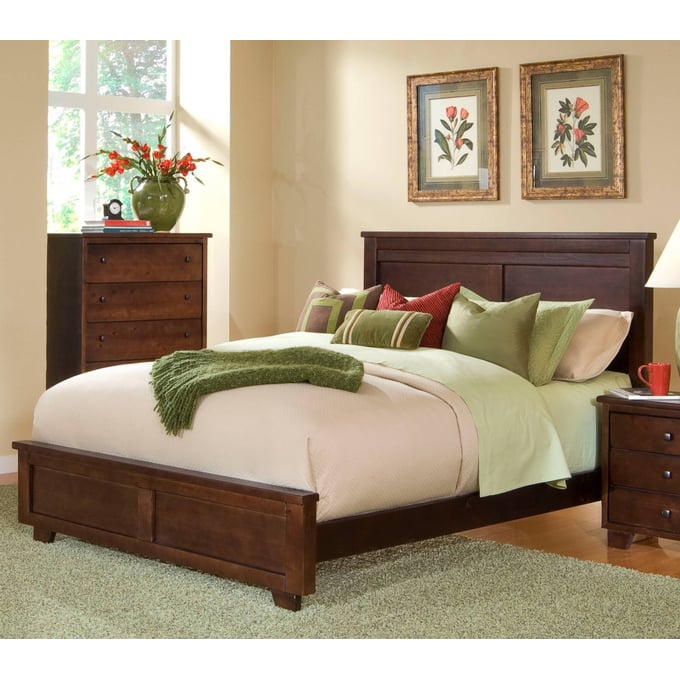 Progressive Furniture Diego Brown King Bed PRG-61662-94-95-97