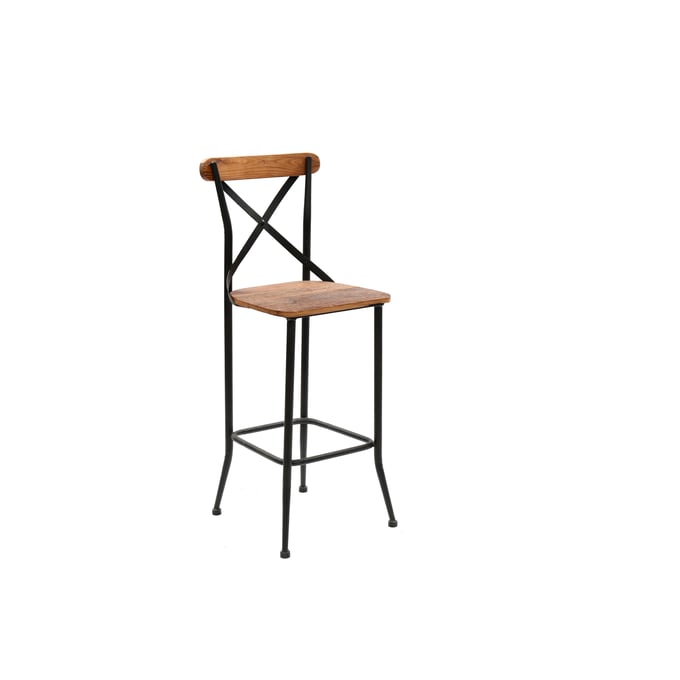 2 Progressive Furniture Maggie Brown X Back Bar Chairs PRG-A117-42