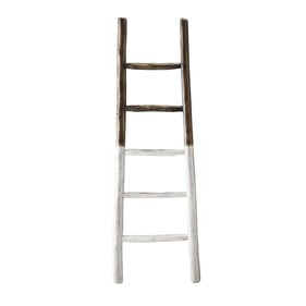 Progressive Furniture Millie Brown White Blanket Ladder