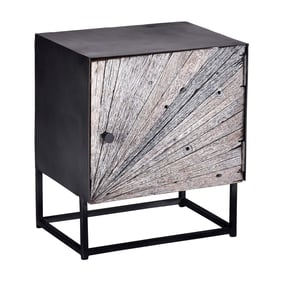 Progressive Furniture Layover Black Nightstand