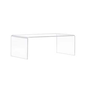 Progressive Furniture A La Carte Clear Acrylic Small Cocktail Table