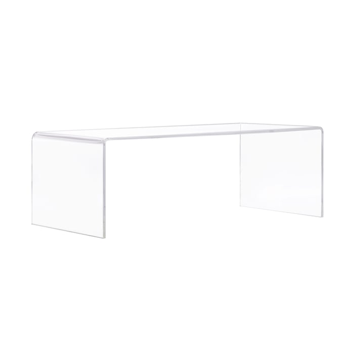 Progressive Furniture A La Carte Clear Acrylic Large Cocktail Table PRG-A620-02