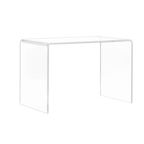 Progressive Furniture A La Carte Clear Acrylic Office Desk