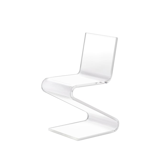 Progressive Furniture A La Carte Clear Acrylic Z Chair PRG-A623-41