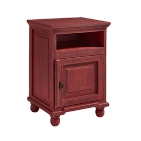 Progressive Furniture Finn Red Nightstand