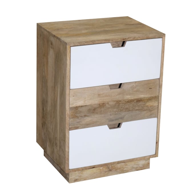 Progressive Furniture Outbound Tan White 3 Drawers Nightstand PRG-A840-69