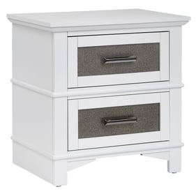 Progressive Furniture Dazzle White Nightstand